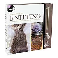 SpiceBox Introduction to Knitting Kit - Discover The Joy of Creating Cozy, Handmade Items