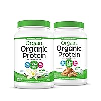 Orgain Organic Vegan & Peanut Butter Plant Based Protein Powders (2.03 Lb Each)