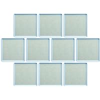 Set of 10 (OF-36) 14.2 inches (36 cm) Cloth Square Tray, Blue Most NS