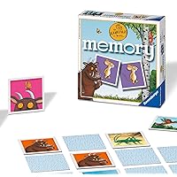 Ravensburger The Gruffalo Mini Memory Game - Matching Picture Snap Pairs Game for Kids Age 3 Years and Up