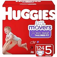 Huggies Overnites Nighttime Diapers, Size 5 (124 Count)