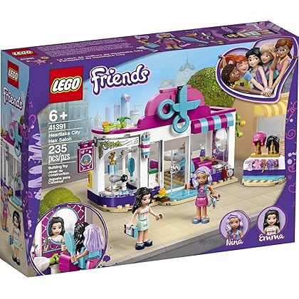 LEGO Friends Heartlake City Play Hair Salon Fun Toy 41391 Building Kit, Featuring Friends Character Emma (235 Pieces)