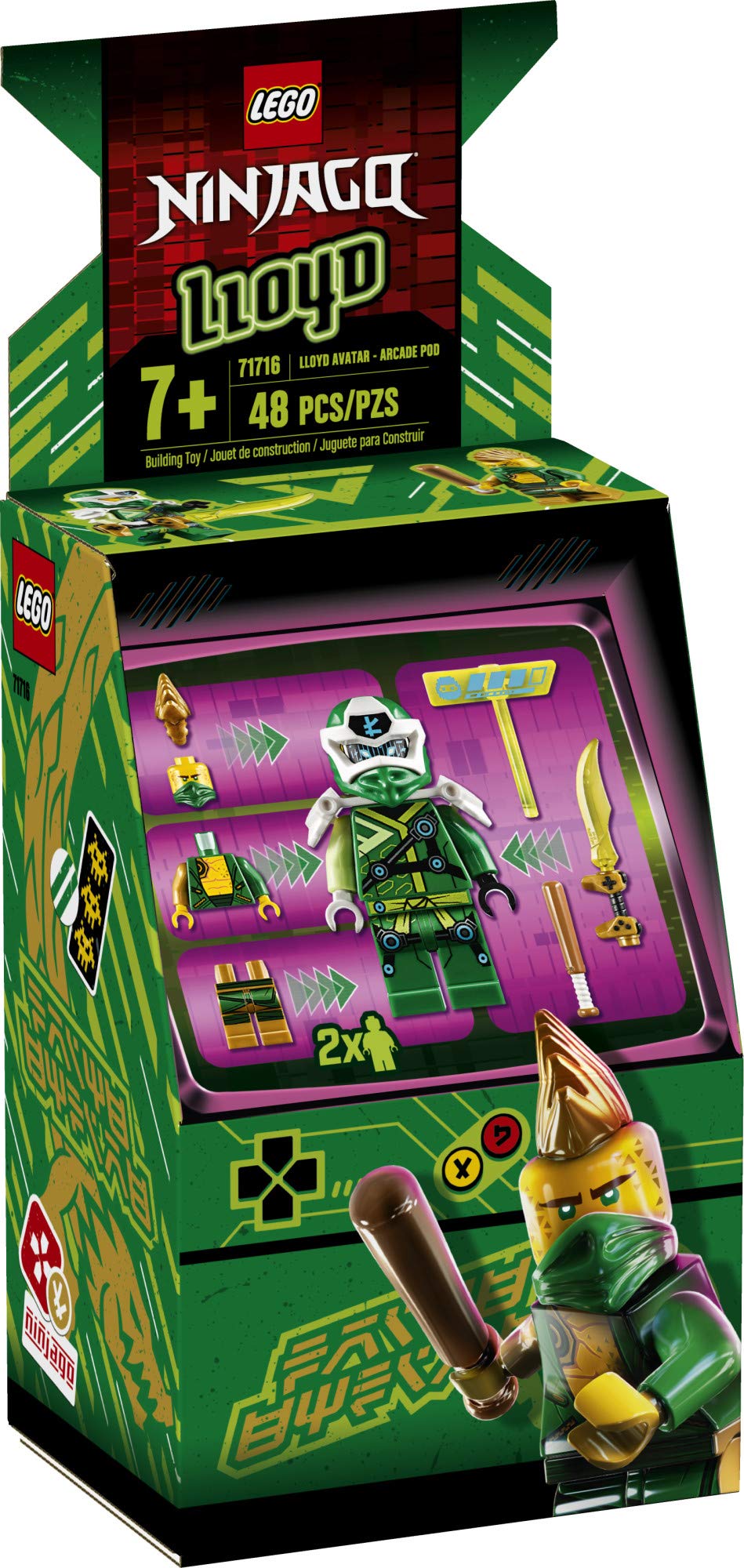 Mua Lego Ninjago Lloyd Avatar - Arcade Pod 71716 Mini Arcade Machine  Building Kit, New 2020 (48 Pieces) Trên Amazon Mỹ Chính Hãng 2023 |  Giaonhan247