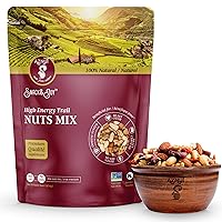 AZNUT High Energy Mixed Nuts, Non Gmo Project Certifed, Almonds, Cashews, Brazil Nuts, Golden Raisin, Sunflower Seeds, Pumpkin Seeds, Kosher Certified (High Energy Mix, 4 LB)