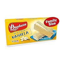 Bauducco Wafers - Crispy and Delicate Wafer Cookies Filled With Triple Layer Cream 9oz (Vanilla)