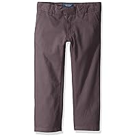 Boys' Classic Fit Twill Pant with Adjustable Waist