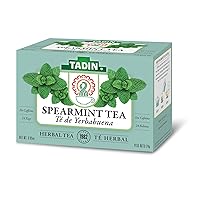 Spearmint Herbal Tea, Caffeine Free, 24 Tea Bags Per Box, Pack of 6 Boxes Total