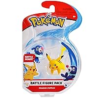 Pokemon Battle Figure 8 Pack - Features 2-Inch Pikachu, Eevee, Appletun,  Growlithe, Mimikyu, Togepi, 3-Inch Raichu & Hawlucha - Authentic Details