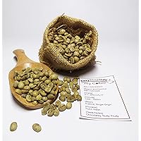 HiyCoffee ARABICA BALI KINTAMANI - FULL Wash PROCESS UNROASTED Green Coffee Beans 2 Lbs - 908 g / 32 oz BALI Indonesia