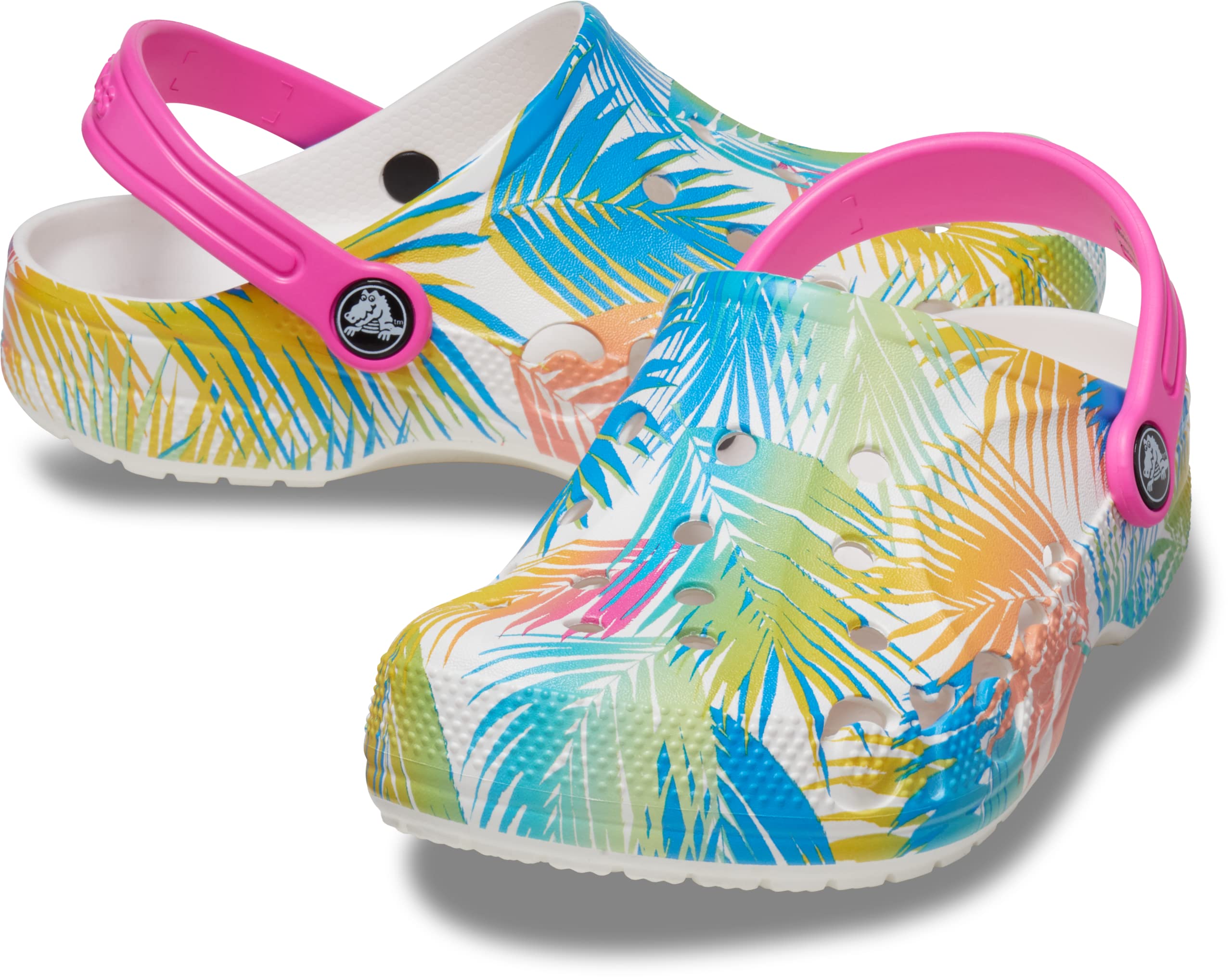 Crocs Unisex-Child Baya Graphic Tie-Dye Clogs