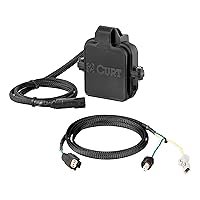 CURT 58268 Protective GMC MultiPro, Chevy Multi-Flex Tailgate Sensor for Towing Accessories, 2-1/2-Inch Receiver Hitch Cap