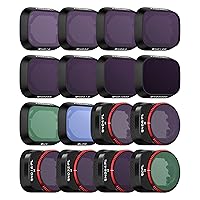 Freewell Mega ND, ND/PL, CPL, UV, Light Pollution Filters 16Pack Compatible with Mini 3 Pro/Mini 3