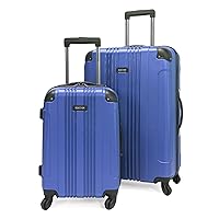 Out of Bounds Lightweight Hardshell 4-Wheel Spinner Luggage, Cobalt Blue, 2-Piece Set (20
