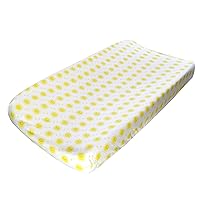 Yellow Sunshine Changing Pad Cover Organic Cotton Jersey - Super Soft