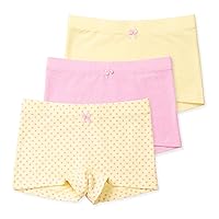 Lucky & Me Girls Undershorts for Under Dresses and Uniforms, Sophie Shortie 3 Pack, Meadow Size 9-10 Years