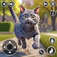 Ultimate Cat Shelter Pet Simulator Game: Virtual Kitty Adventure Cat Simulator Game- My Animal Shelter Cute Dog Fighting Vs Beautiful Stray Kittens Fishing