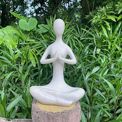  Echainstar Yoga Figure Figurine Ornament for Home, Zen