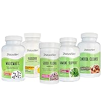 NaturalSlim Superb Bundle for Cleansing – Candiseptic Kit, MagicMag C and Kadsorb Supplements | Better Digestion, Immune System & Kidney Support | Vegan, Formulated by Frank Suarez