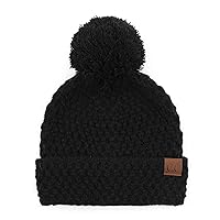 Exclusives Women's Winter Seed Stitched Confetti Pom Beanie Hat (HAT-1816)(HAT-2214)(HAT-2085)(HAT-3841)