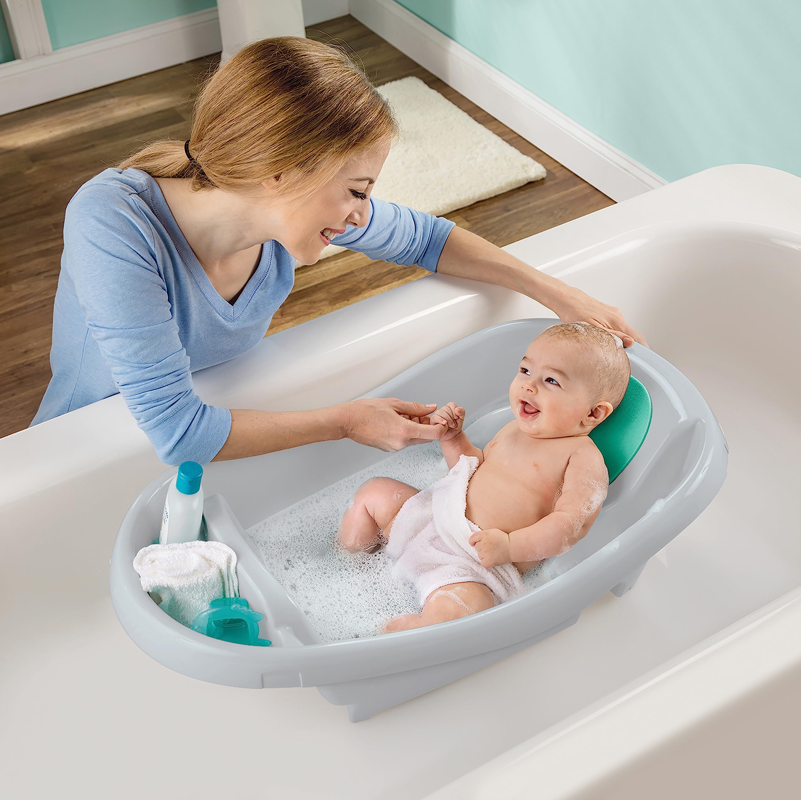 Ingenuity by Summer - Comfy Clean Tub, 0-24 Months