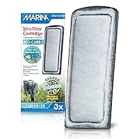 Marina Slim Filter Carbon Plus Ceramic Cartridge, (3 Pack) , 3 Cartridges each, White