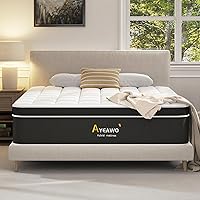 Full Size Mattress 12 Inch with Gel Memory Foam and Individually Wrapped Springs, Full Mattress in a Box, Pressure Relief and Non-Fiberglass, Breathable and Cooling Fabric, Plush Feel Mattress