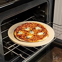 Pizza Kitchen Round Pizza Stone for Oven and Grill, 16-Inch