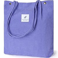 Large Corduroy Totes Bag Women's Casual Purses Work Handbags Big Capacity Shopping Bag