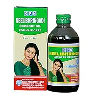 200ml Neelibhringadi Hair Oil Hair Loss uses amla indigo brahmi coconut by KPN