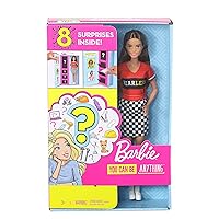 Barbie Doll with 2 Surprise Career Looks Featuring 8 Surprises, 3