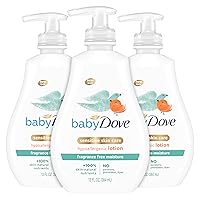 Baby Dove Fragrance Free Lotion, Sensitive Moisture, 13 Ounce (Pack of 3)