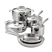 Tramontina 10-Piece Cookware Set Stainless Steel, 80116/248DS