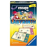 20543 Escape The Labyrinth, Gift Game for 1-4 Players, from 6 Years, Compact Format, Travel Game
