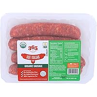 365 by Whole Foods Market, Pork Sausage Italian Hot Organic, 16 Ounce