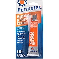 Permatex 81730 Flowable Silicone Windshield and Glass Sealer, 1.5 oz.
