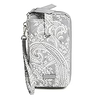 Verabradley Womens Performance Twill Large Smartphone Wristlet With Rfid Protection