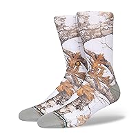 Stance Edge Crew Socks, White