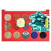 wet n wild Saved By The Bell Squad Goals Shadow Palette, Blendable Makeup Pigments, Shimmer, Matte, Sparkle Finishes,1114539