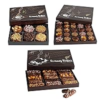 Granny Bellas Chocolate Cookies Tower Bundle, Covered Cookie and Crepes Holiday Gifts Sets, Family Food Delivery Ideas, Prime Gourmet Candy Basket, For All Couples Families Adults Men Women Mom