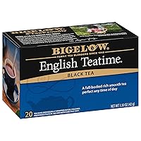 Bigelow Tea English Teatime Black Tea, Caffeinated Tea, 20 Count Box (Pack of 6), 120 Total Tea Bags