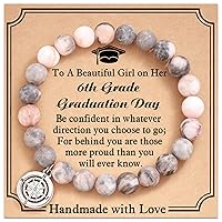 Shonyin 8th 5th 6th Graduation Gifts for Her 2024, Compass Bracelet College Law Middle High School Master Degree Nurse Phd Graduation Jewelry Gifts for Girls Daughter Best Friend