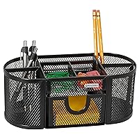 Rolodex® Mesh Oval Pencil Cup And Organizer, 3 7/8