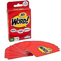 My Word! The Card Game of Fast and Fun Wordplay – Travel Sized - for 2 to 6 Players Ages 8 and up by Outset