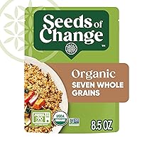 Organic Seven Whole Grains Rice Blend, Microwaveable Ready to Heat, 8.5 Ounces (Pack of 6)