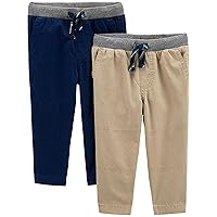 Baby Boys' 2-Pack Pull on Pant