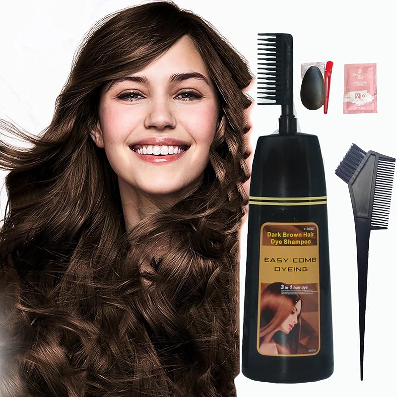 Buy Dark Brown Hair Shampoo - Natural Brown Hair Shampoo | Herbishh