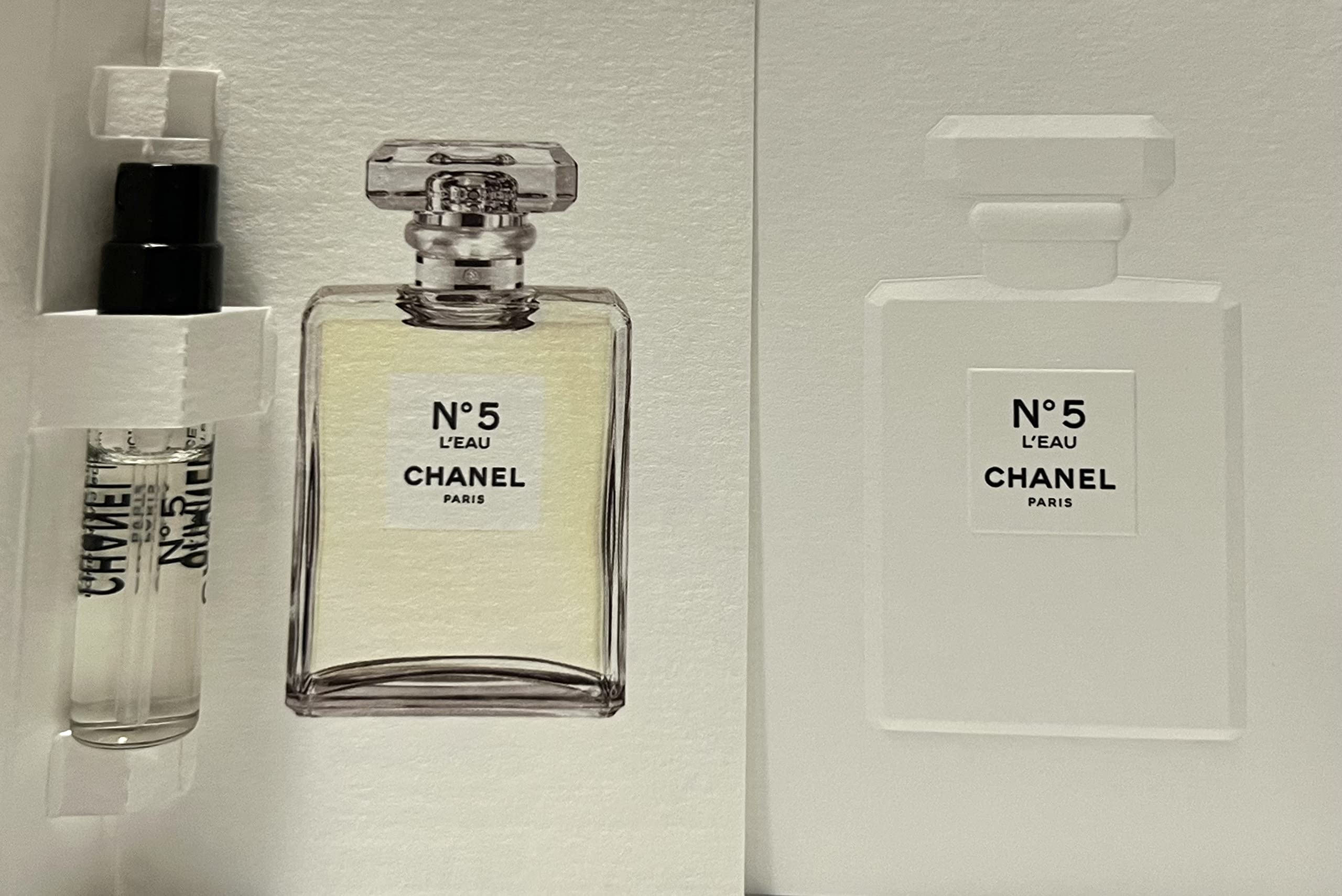 CHANEL No 5 L'EAU EDT Spray Perfume Samples 0.05oz / 1.5ml EACH