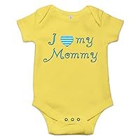 I Love my Mommy Pregnancy Reveal Baby Bodysuit Cute Onesie Gift Idea