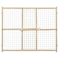 MidWest Homes for Pets Wire Mesh Pet Safety Gate, 32 Inches Tall & Expands 29-50 Inches Wide