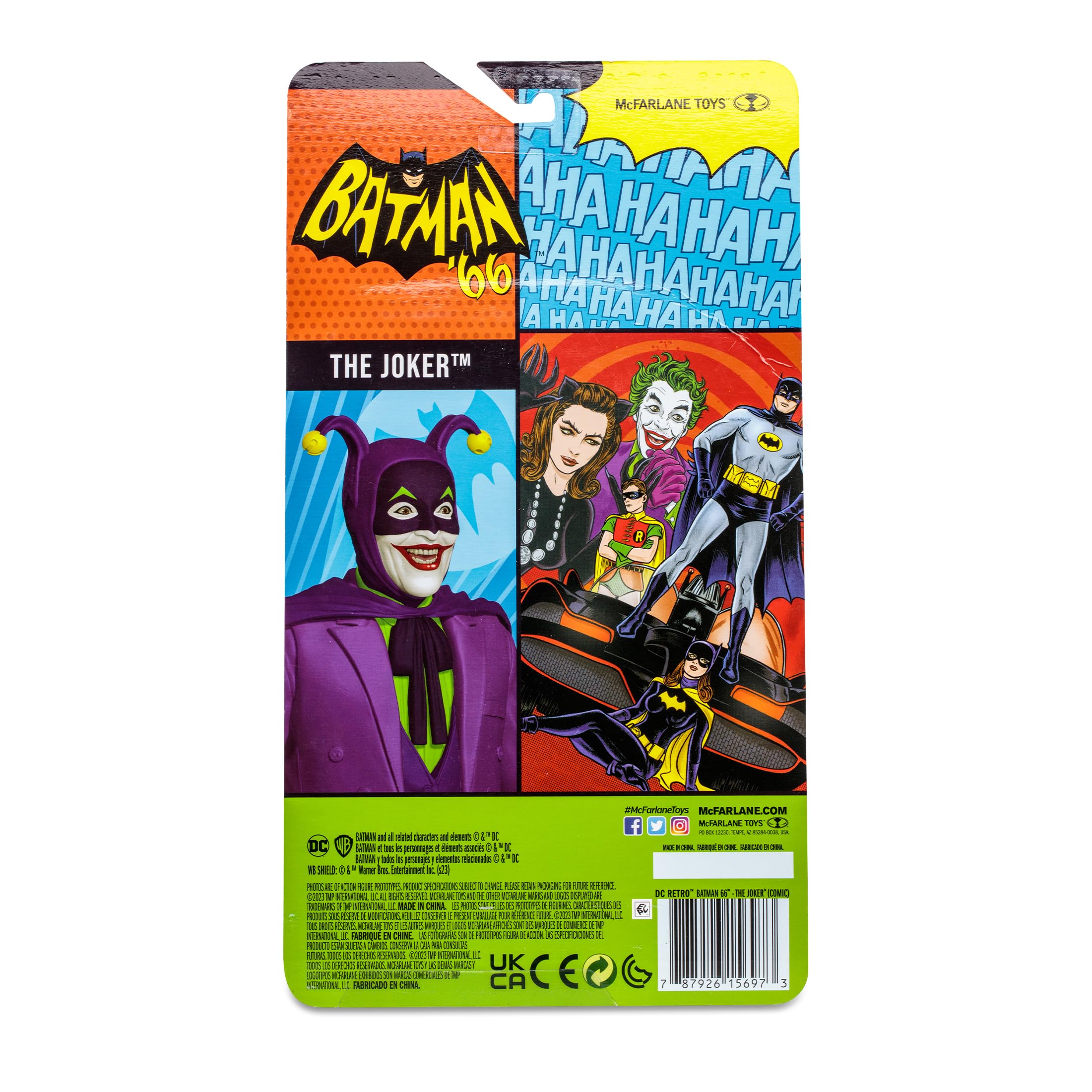 McFarlane Toys - DC Retro The Joker (Batman 66' Comic) 6in Action Figure